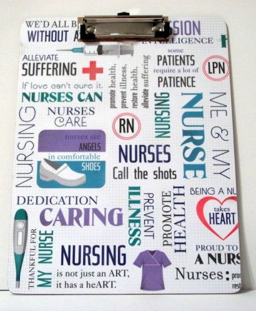 Personalized Nurse-themed Clipboard