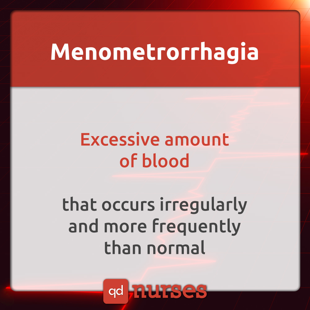 Menometrorrhagia