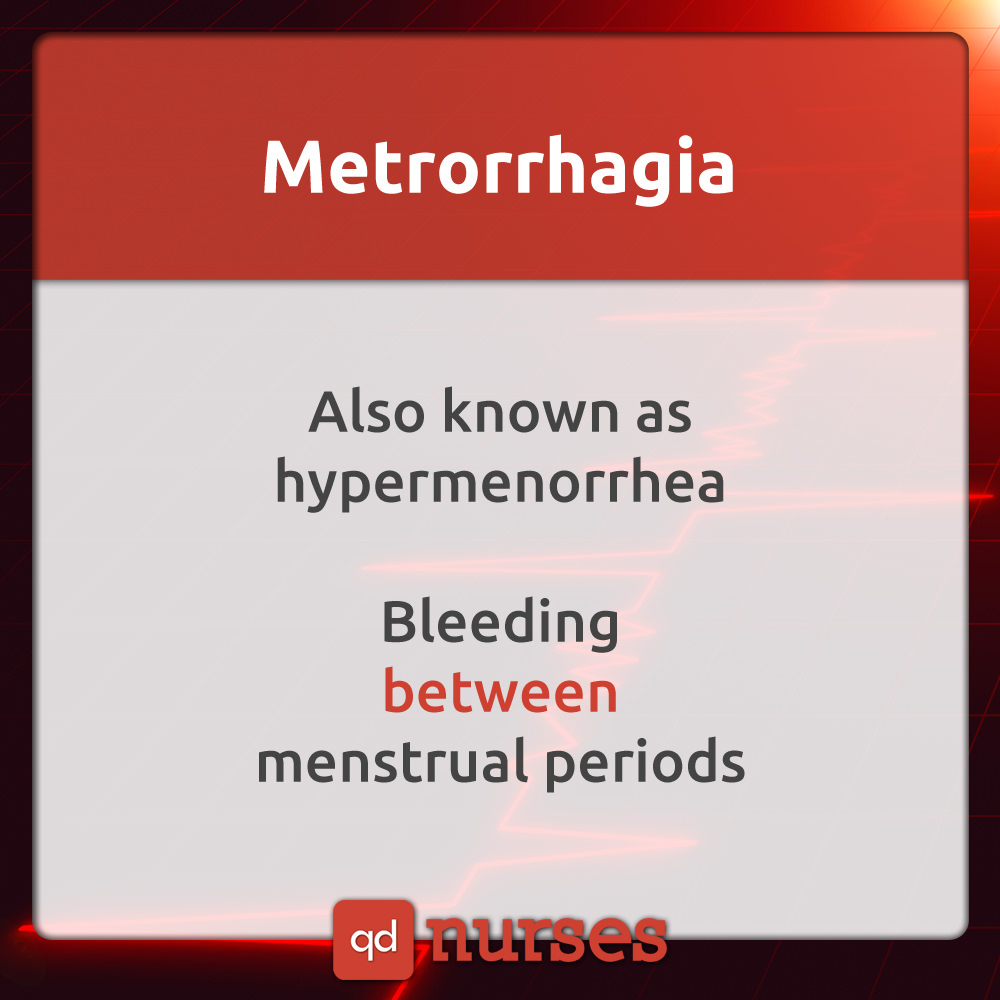 Metrorrhagia