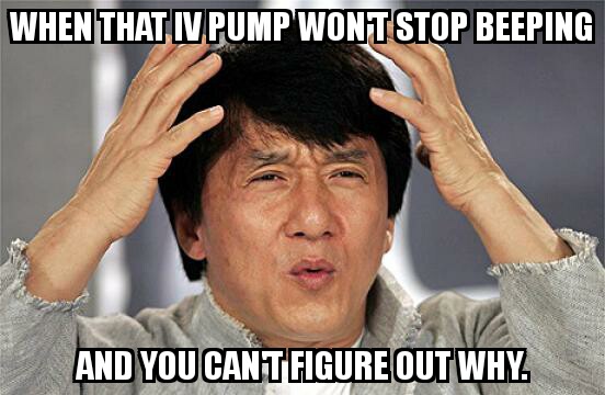 IV Pump Keeps Beeping