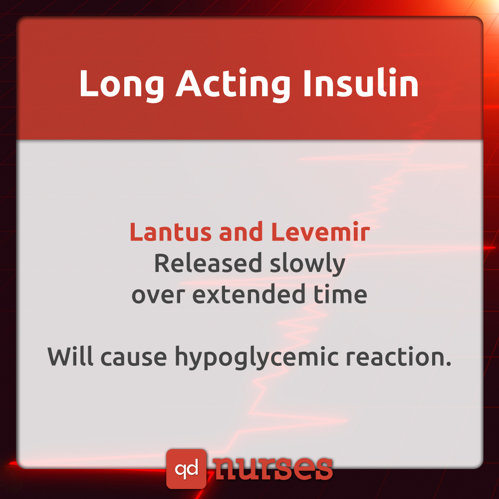 Long acting insulin