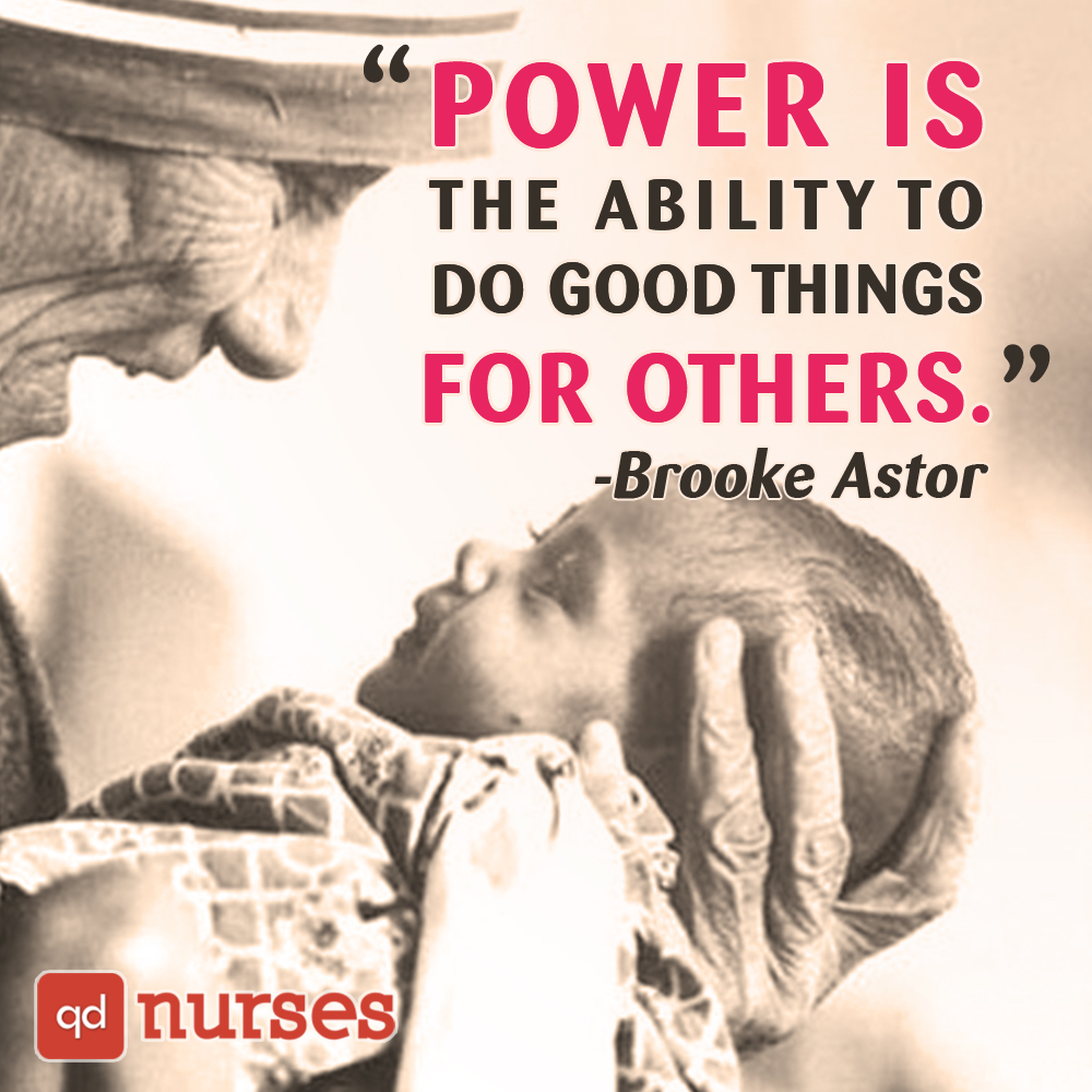 Power is the ability to do good things for others