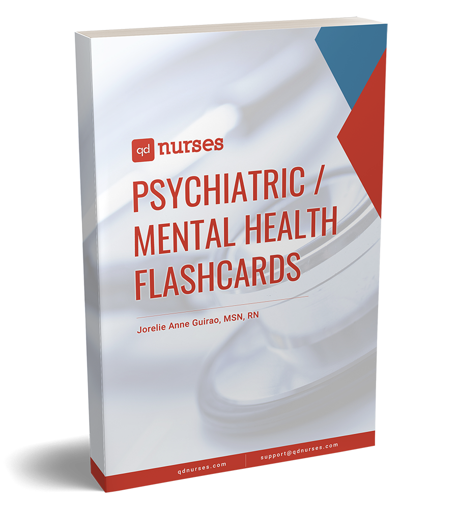 Psychiatric / Mental Health Digital Flashcards