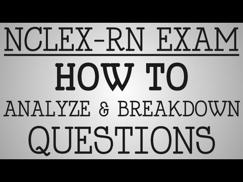 How to Analyze and Break Down NCLEX Questions