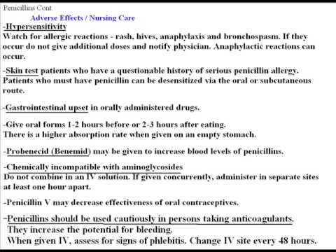 NCLEX Pharmacology Review Part 1