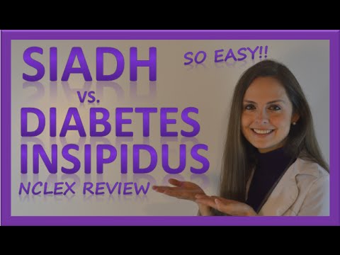 Diabetes Insipidus (DI) vs Syndrome of Inappropriate Antidiuretic Hormone (SIADH)