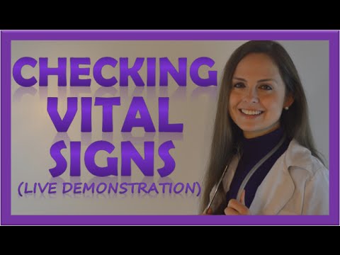 How to Check Vital Signs