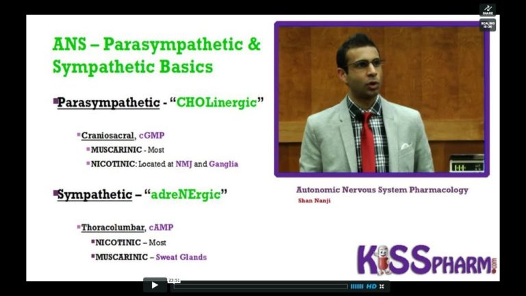 Favorite Video on Autonomic Nervous System Pharmacology