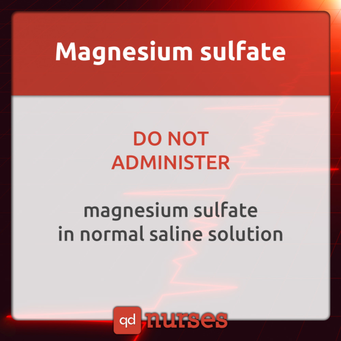 Magnesium Sulfate