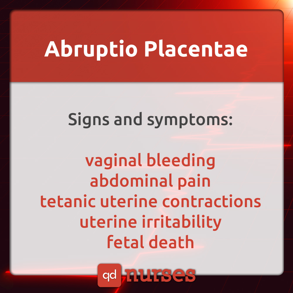 Abruptio Placentae