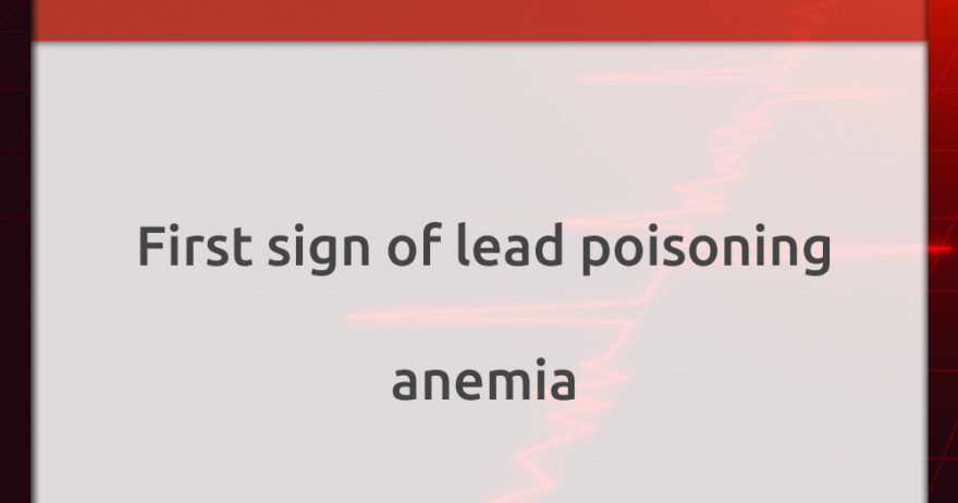 Lead Poisoning