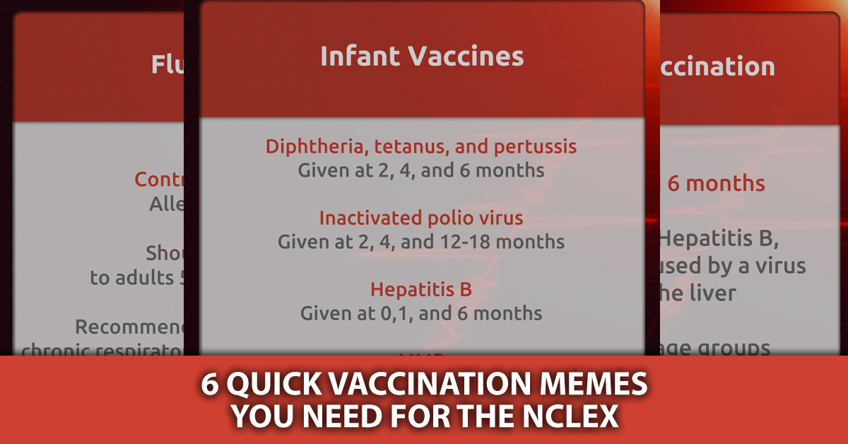 6 Quick Vaccination Memes You Need For the NCLEX - QD Nurses