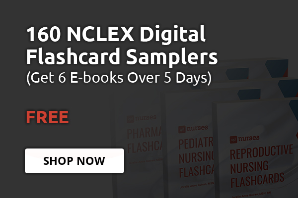 160 NCLEX Prep Digital Flashcard Samplers