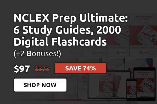 NCLEX Prep Ultimate - 6 Study Guides, 2000 Digital Flashcards, & 2 FREE Bonuses